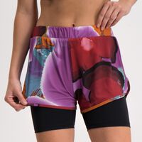Charly Sport Running Shorts with Inner Tights for Women